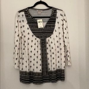 Lucky Brand printed top